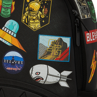 SHARKMOUTH EMBOSSED W/ PATCHES DLXSV BACKPACK