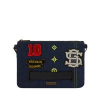 EVISU STYLE CROSSOVER CLUTCH