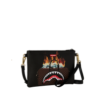 DUFFLE ON FIRE CROSSOVER CLUTCH