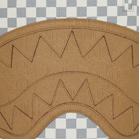EMBOSSED CHECK CREAM DLXSV BACKPACK