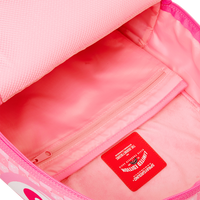 PINK NEW CHECK FACES DLXSV BACKPACK