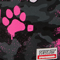 PEANUTS SNOOPY PINK STENCIL DLXSV BACKPACK