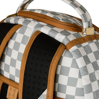 GRAFF EMBOSSED CREAM CHECK DLXSV BACKPACK