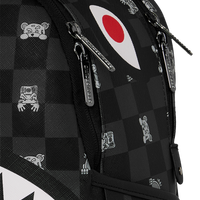 GRAY PEEKING CHARACTER CHECK SAVAGE BACKPACK