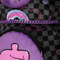 PURPLE SLIME TAKEOVER BEAR BACKPACK