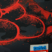SMURFS RED STENCIL DLXSR BACKPACK