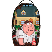 FAMILY GUY PETER FALLING THROUGH WALL DLXSV BACKPACK