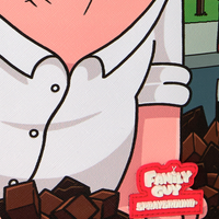 FAMILY GUY PETER FALLING THROUGH WALL DLXSV BACKPACK