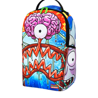 RICK AND MORTY SPLIT RICK HEAD GUTS DLXSR BACKPACK