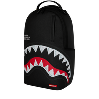 SHARK CENTRAL BLACK EMBROIDERED SHARK DLXSV BACKPACK