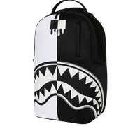 SHARK CENTRAL BLACK AND WHITE DLXS BACKPACK