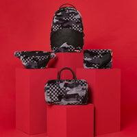 BLACK 3AM VELVET CROSSOVER CLUTCH