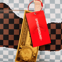 BROWN TEAR AWAY MINI DUFFLE