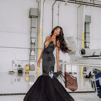 PEEKING CHARACTER CHECK TOTE