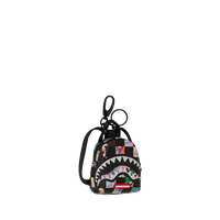 CRAZY CHECK BACKPACK KEYCHAIN