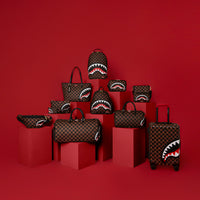 PEEKING CHARACTER CHECK MINI DUFFLE