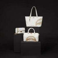 RIVIERA LE BLANC GOLD CHAIN SHARK TOTE