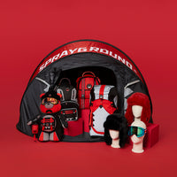 SKY HIGH SEEKERS ASSMETIC ARCTIC RED BACKPACK