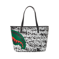 SCRIBBLE SHARK TOTE