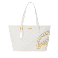 RIVIERA LE BLANC GOLD CHAIN SHARK TOTE