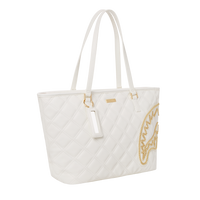 RIVIERA LE BLANC GOLD CHAIN SHARK TOTE