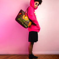 SUNFLOWER GRIN RON ENGLISH COLLAB TOTE