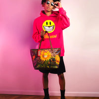 SUNFLOWER GRIN RON ENGLISH COLLAB TOTE