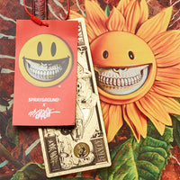 SUNFLOWER GRIN RON ENGLISH COLLAB TOTE