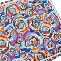 SUTTON ROSES BUTTERFLIES CREAM PRISM TOTE