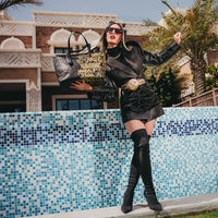 HALF GRAFF GLIDE TOTE