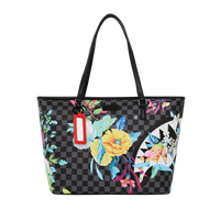 NEON FLORAL TOTE