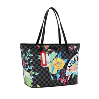 NEON FLORAL TOTE
