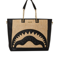 RAFFIA SHARK TOTE