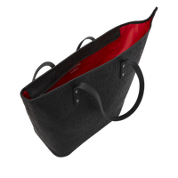 NIGHT GRAFF EMBOSSED WING TOTE