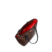 PEEKING CHARACTER CHECK TOTE