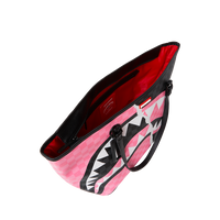 PINK AND BLACK TEAR SIP TOTE