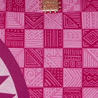 AI PINK CHECK DLX TOTE
