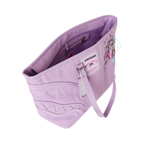 PURPLE DENIM STITCH TOTE