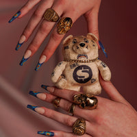 GOLD MYSTERY BEAR BAG CLIP