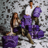 PURPLE SHARK SHARKS IN PARIS MINI BEAR