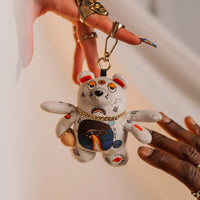 SPACED OUT BEAR KEYCHAIN
