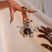 SPACED OUT BEAR KEYCHAIN