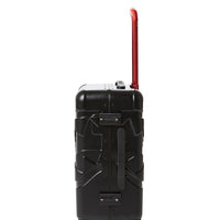 SPRAYGROUND- SHARKITECTURE (BLACK) 21.5” CARRY-ON LUGGAGE LUGGAGE