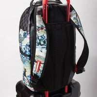 SPRAYGROUND- SHARKITECTURE (BLACK) 21.5” CARRY-ON LUGGAGE LUGGAGE
