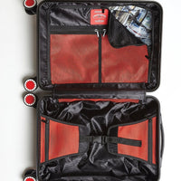 SPRAYGROUND- SHARKITECTURE (BLACK) 21.5” CARRY-ON LUGGAGE LUGGAGE