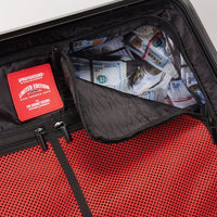 SPRAYGROUND- SHARKITECTURE (BLACK) 21.5” CARRY-ON LUGGAGE LUGGAGE