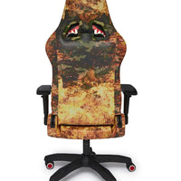 FIRE CAMO GAMING CHAIR (VEGAN LEATHER) SUPER RARE