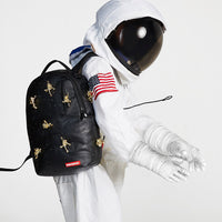 THE LOST IN SPACE BACKPACK (10 3D GOLD METAL ASTRONAUTS)