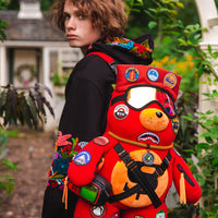 THE GLOBAL EXPEDITION MONEYBEAR TEDDYBEAR BACKPACK