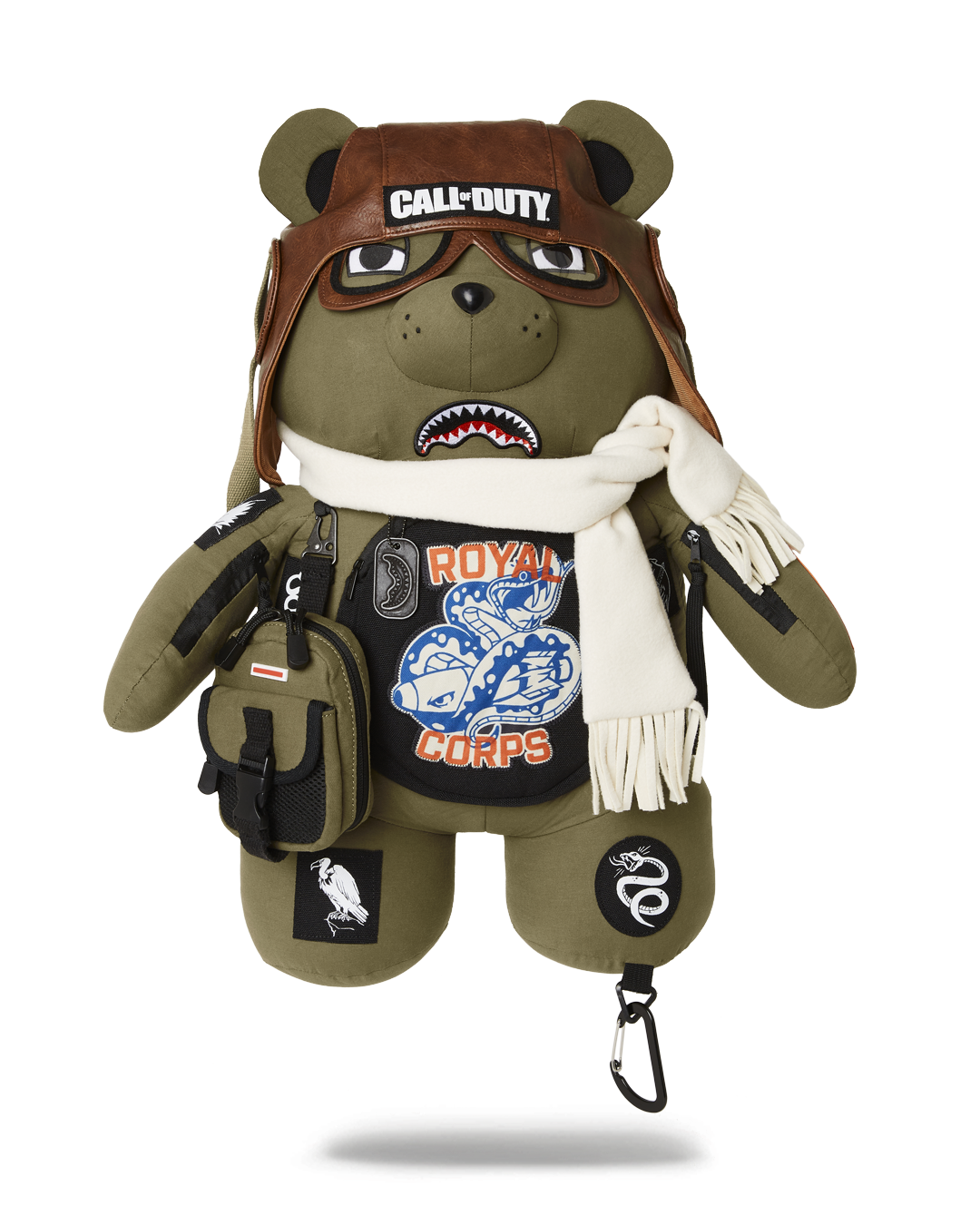 Call of duty aviator fearless moneybear teddybear backpack Clearance